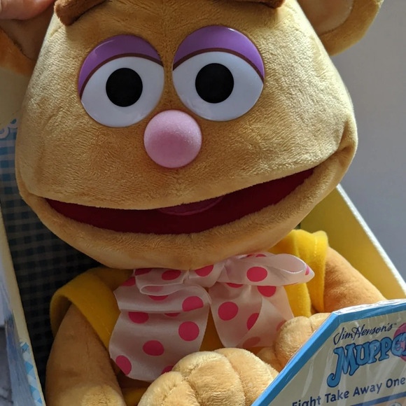 Jim Henson's Muppet Babies Plush Baby Fozzie NWT in box Rare VTG CD collectible - Picture 6 of 6